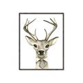 Picture of Baby Deer with Short Tie _GroupedProduct_Rectangle_Portrait_Mini_ _GroupedProduct_Rectangle_Portrait_Canvas_Framed_