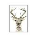 Picture of Baby Deer with Short Tie _GroupedProduct_Rectangle_Portrait_Mini_ _GroupedProduct_Rectangle_Portrait_Canvas_Framed_