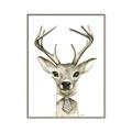 Picture of Baby Deer with Short Tie _GroupedProduct_Rectangle_Portrait_Mini_ _GroupedProduct_Rectangle_Portrait_Canvas_Framed_