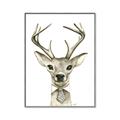 Picture of Baby Deer with Short Tie _GroupedProduct_Rectangle_Portrait_Mini_ _GroupedProduct_Rectangle_Portrait_Canvas_Framed_