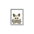 Picture of Baby Fox with Bow Tie _GroupedProduct_Rectangle_Portrait_Mini_ _GroupedProduct_Rectangle_Portrait_Canvas_Framed_