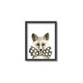 Picture of Baby Fox with Bow Tie _GroupedProduct_Rectangle_Portrait_Mini_ _GroupedProduct_Rectangle_Portrait_Canvas_Framed_