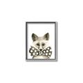 Picture of Baby Fox with Bow Tie _GroupedProduct_Rectangle_Portrait_Mini_ _GroupedProduct_Rectangle_Portrait_Canvas_Framed_