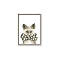 Picture of Baby Fox with Bow Tie _GroupedProduct_Rectangle_Portrait_Mini_ _GroupedProduct_Rectangle_Portrait_Canvas_Framed_