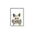 Picture of Baby Fox with Bow Tie _GroupedProduct_Rectangle_Portrait_Mini_ _GroupedProduct_Rectangle_Portrait_Canvas_Framed_