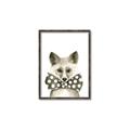 Picture of Baby Fox with Bow Tie _GroupedProduct_Rectangle_Portrait_Mini_ _GroupedProduct_Rectangle_Portrait_Canvas_Framed_