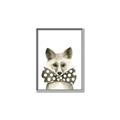 Picture of Baby Fox with Bow Tie _GroupedProduct_Rectangle_Portrait_Mini_ _GroupedProduct_Rectangle_Portrait_Canvas_Framed_