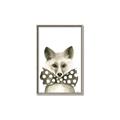 Picture of Baby Fox with Bow Tie _GroupedProduct_Rectangle_Portrait_Mini_ _GroupedProduct_Rectangle_Portrait_Canvas_Framed_