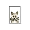 Picture of Baby Fox with Bow Tie _GroupedProduct_Rectangle_Portrait_Mini_ _GroupedProduct_Rectangle_Portrait_Canvas_Framed_