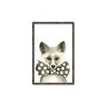 Picture of Baby Fox with Bow Tie _GroupedProduct_Rectangle_Portrait_Mini_ _GroupedProduct_Rectangle_Portrait_Canvas_Framed_