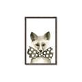 Picture of Baby Fox with Bow Tie _GroupedProduct_Rectangle_Portrait_Mini_ _GroupedProduct_Rectangle_Portrait_Canvas_Framed_