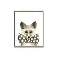 Picture of Baby Fox with Bow Tie _GroupedProduct_Rectangle_Portrait_Mini_ _GroupedProduct_Rectangle_Portrait_Canvas_Framed_