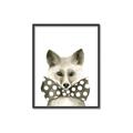 Picture of Baby Fox with Bow Tie _GroupedProduct_Rectangle_Portrait_Mini_ _GroupedProduct_Rectangle_Portrait_Canvas_Framed_