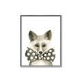 Picture of Baby Fox with Bow Tie _GroupedProduct_Rectangle_Portrait_Mini_ _GroupedProduct_Rectangle_Portrait_Canvas_Framed_