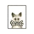 Picture of Baby Fox with Bow Tie _GroupedProduct_Rectangle_Portrait_Mini_ _GroupedProduct_Rectangle_Portrait_Canvas_Framed_