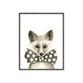 Picture of Baby Fox with Bow Tie _GroupedProduct_Rectangle_Portrait_Mini_ _GroupedProduct_Rectangle_Portrait_Canvas_Framed_