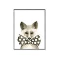 Picture of Baby Fox with Bow Tie _GroupedProduct_Rectangle_Portrait_Mini_ _GroupedProduct_Rectangle_Portrait_Canvas_Framed_