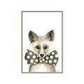 Picture of Baby Fox with Bow Tie _GroupedProduct_Rectangle_Portrait_Mini_ _GroupedProduct_Rectangle_Portrait_Canvas_Framed_