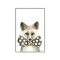 Picture of Baby Fox with Bow Tie _GroupedProduct_Rectangle_Portrait_Mini_ _GroupedProduct_Rectangle_Portrait_Canvas_Framed_
