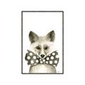 Picture of Baby Fox with Bow Tie _GroupedProduct_Rectangle_Portrait_Mini_ _GroupedProduct_Rectangle_Portrait_Canvas_Framed_