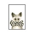 Picture of Baby Fox with Bow Tie _GroupedProduct_Rectangle_Portrait_Mini_ _GroupedProduct_Rectangle_Portrait_Canvas_Framed_