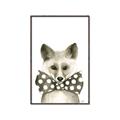 Picture of Baby Fox with Bow Tie _GroupedProduct_Rectangle_Portrait_Mini_ _GroupedProduct_Rectangle_Portrait_Canvas_Framed_