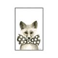 Picture of Baby Fox with Bow Tie _GroupedProduct_Rectangle_Portrait_Mini_ _GroupedProduct_Rectangle_Portrait_Canvas_Framed_