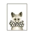 Picture of Baby Fox with Bow Tie _GroupedProduct_Rectangle_Portrait_Mini_ _GroupedProduct_Rectangle_Portrait_Canvas_Framed_