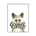 Picture of Baby Fox with Bow Tie _GroupedProduct_Rectangle_Portrait_Mini_ _GroupedProduct_Rectangle_Portrait_Canvas_Framed_