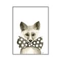 Picture of Baby Fox with Bow Tie _GroupedProduct_Rectangle_Portrait_Mini_ _GroupedProduct_Rectangle_Portrait_Canvas_Framed_