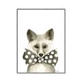 Picture of Baby Fox with Bow Tie _GroupedProduct_Rectangle_Portrait_Mini_ _GroupedProduct_Rectangle_Portrait_Canvas_Framed_