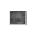 Picture of Geo Dino II Black  _GroupedProduct_Rectangle_Landscape_Mini_ _GroupedProduct_Rectangle_Landscape_Canvas_Framed_