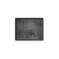Picture of Geo Dino II Black  _GroupedProduct_Rectangle_Landscape_Mini_ _GroupedProduct_Rectangle_Landscape_Canvas_Framed_