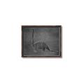 Picture of Geo Dino II Black  _GroupedProduct_Rectangle_Landscape_Mini_ _GroupedProduct_Rectangle_Landscape_Canvas_Framed_