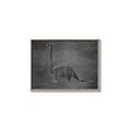 Picture of Geo Dino II Black  _GroupedProduct_Rectangle_Landscape_Mini_ _GroupedProduct_Rectangle_Landscape_Canvas_Framed_