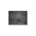 Picture of Geo Dino II Black  _GroupedProduct_Rectangle_Landscape_Mini_ _GroupedProduct_Rectangle_Landscape_Canvas_Framed_
