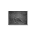 Picture of Geo Dino II Black  _GroupedProduct_Rectangle_Landscape_Mini_ _GroupedProduct_Rectangle_Landscape_Canvas_Framed_