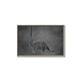 Picture of Geo Dino II Black  _GroupedProduct_Rectangle_Landscape_Mini_ _GroupedProduct_Rectangle_Landscape_Canvas_Framed_