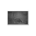 Picture of Geo Dino II Black  _GroupedProduct_Rectangle_Landscape_Mini_ _GroupedProduct_Rectangle_Landscape_Canvas_Framed_