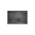 Picture of Geo Dino II Black  _GroupedProduct_Rectangle_Landscape_Mini_ _GroupedProduct_Rectangle_Landscape_Canvas_Framed_