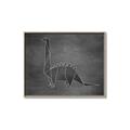 Picture of Geo Dino II Black  _GroupedProduct_Rectangle_Landscape_Mini_ _GroupedProduct_Rectangle_Landscape_Canvas_Framed_