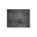 Picture of Geo Dino II Black  _GroupedProduct_Rectangle_Landscape_Mini_ _GroupedProduct_Rectangle_Landscape_Canvas_Framed_