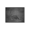 Picture of Geo Dino II Black  _GroupedProduct_Rectangle_Landscape_Mini_ _GroupedProduct_Rectangle_Landscape_Canvas_Framed_