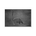 Picture of Geo Dino II Black  _GroupedProduct_Rectangle_Landscape_Mini_ _GroupedProduct_Rectangle_Landscape_Canvas_Framed_