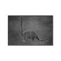 Picture of Geo Dino II Black  _GroupedProduct_Rectangle_Landscape_Mini_ _GroupedProduct_Rectangle_Landscape_Canvas_Framed_