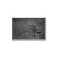 Picture of Geo Dino I Black  _GroupedProduct_Rectangle_Landscape_Mini_ _GroupedProduct_Rectangle_Landscape_Canvas_Framed_