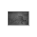 Picture of Geo Dino I Black  _GroupedProduct_Rectangle_Landscape_Mini_ _GroupedProduct_Rectangle_Landscape_Canvas_Framed_
