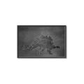 Picture of Geo Dino I Black  _GroupedProduct_Rectangle_Landscape_Mini_ _GroupedProduct_Rectangle_Landscape_Canvas_Framed_