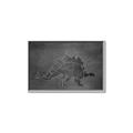 Picture of Geo Dino I Black  _GroupedProduct_Rectangle_Landscape_Mini_ _GroupedProduct_Rectangle_Landscape_Canvas_Framed_