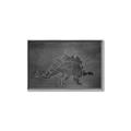Picture of Geo Dino I Black  _GroupedProduct_Rectangle_Landscape_Mini_ _GroupedProduct_Rectangle_Landscape_Canvas_Framed_
